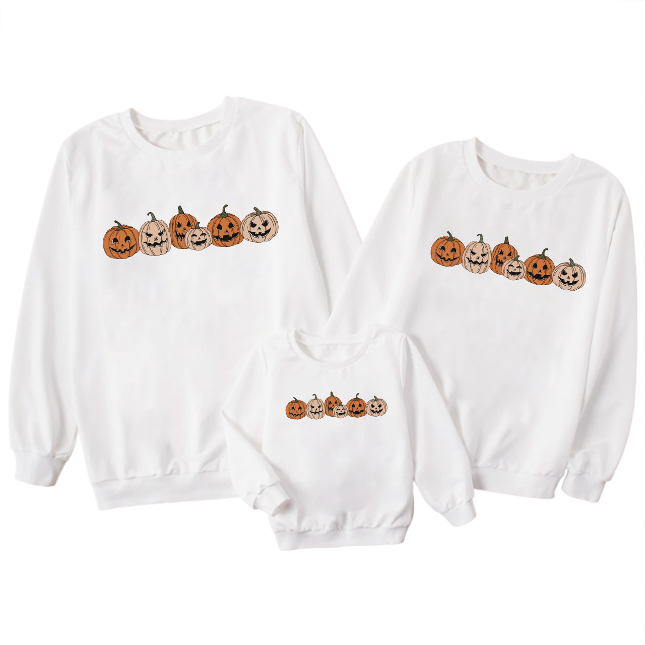 Fall Pumpkin Sweatshirts For Family