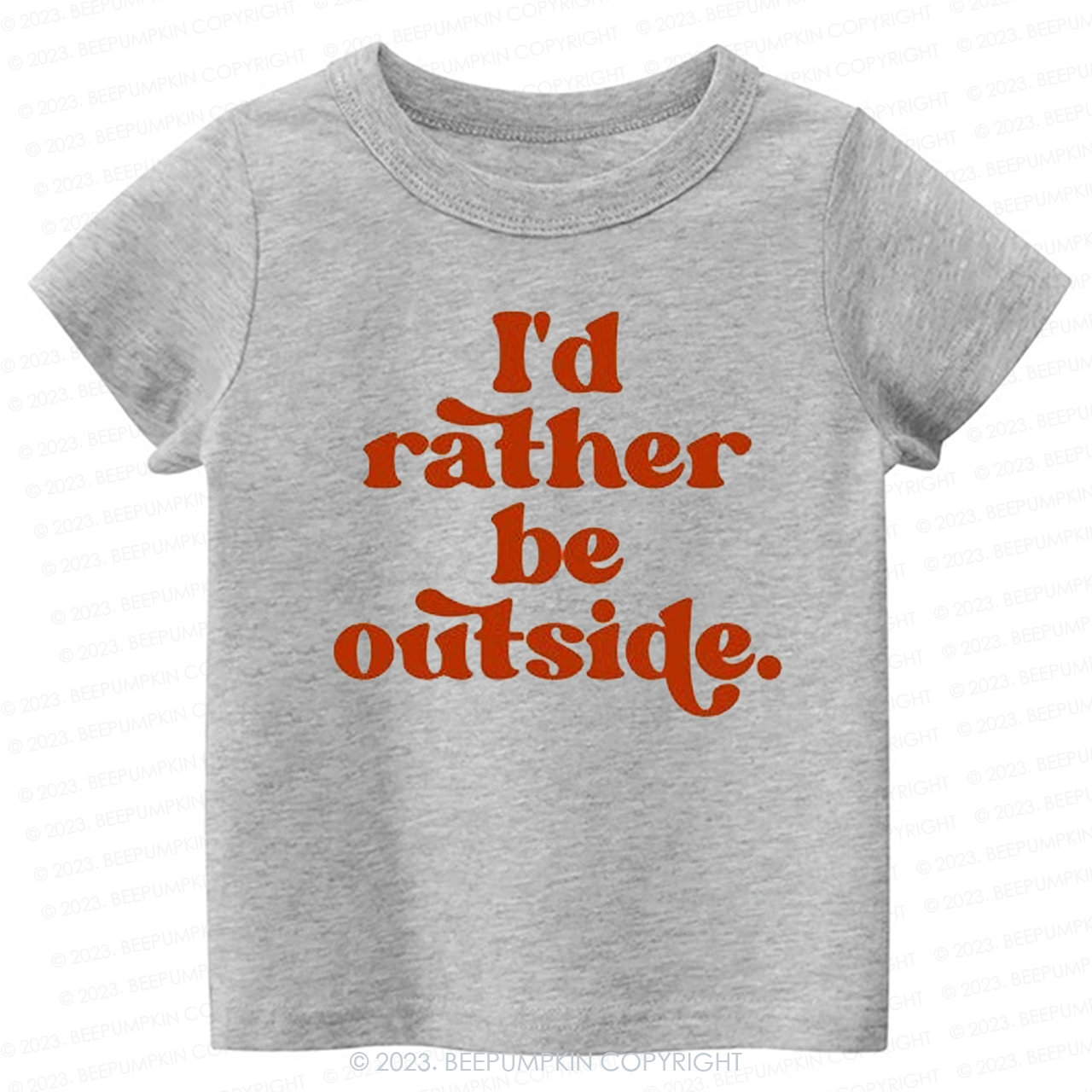 I'd Rather Be Outside-Toddler Tees