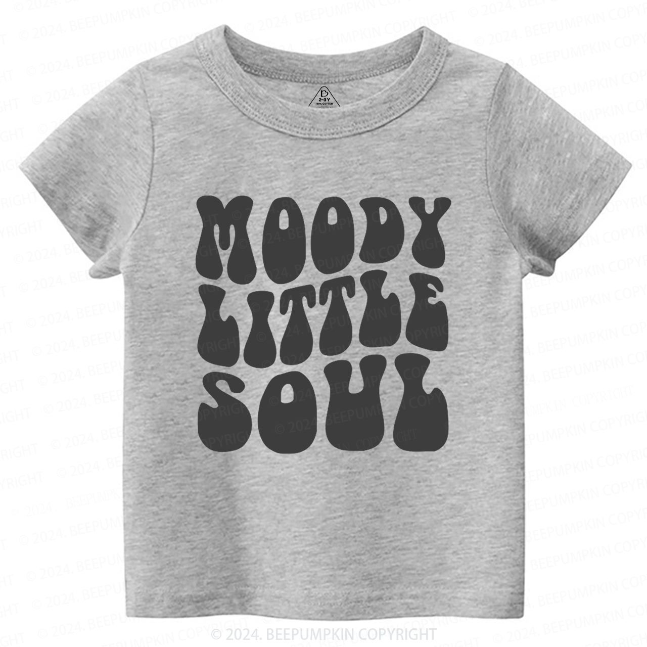 Moody Little Soul Halloween Toddler&Kids Tees