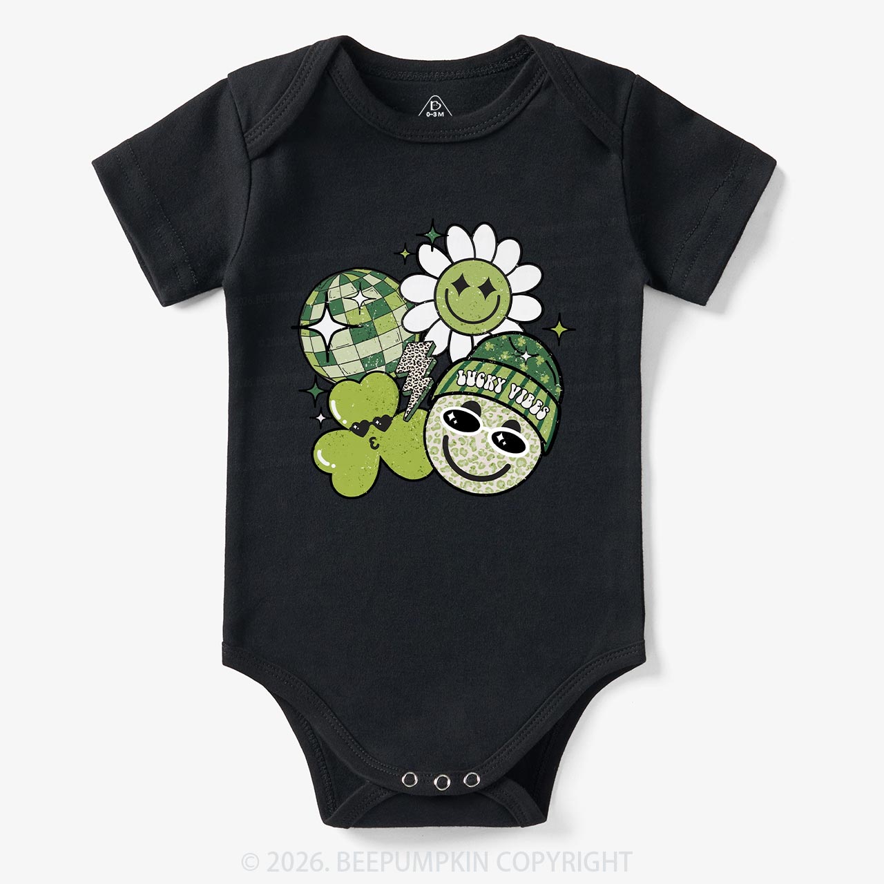 Disco Lucky Vibes Bodysuit For Baby