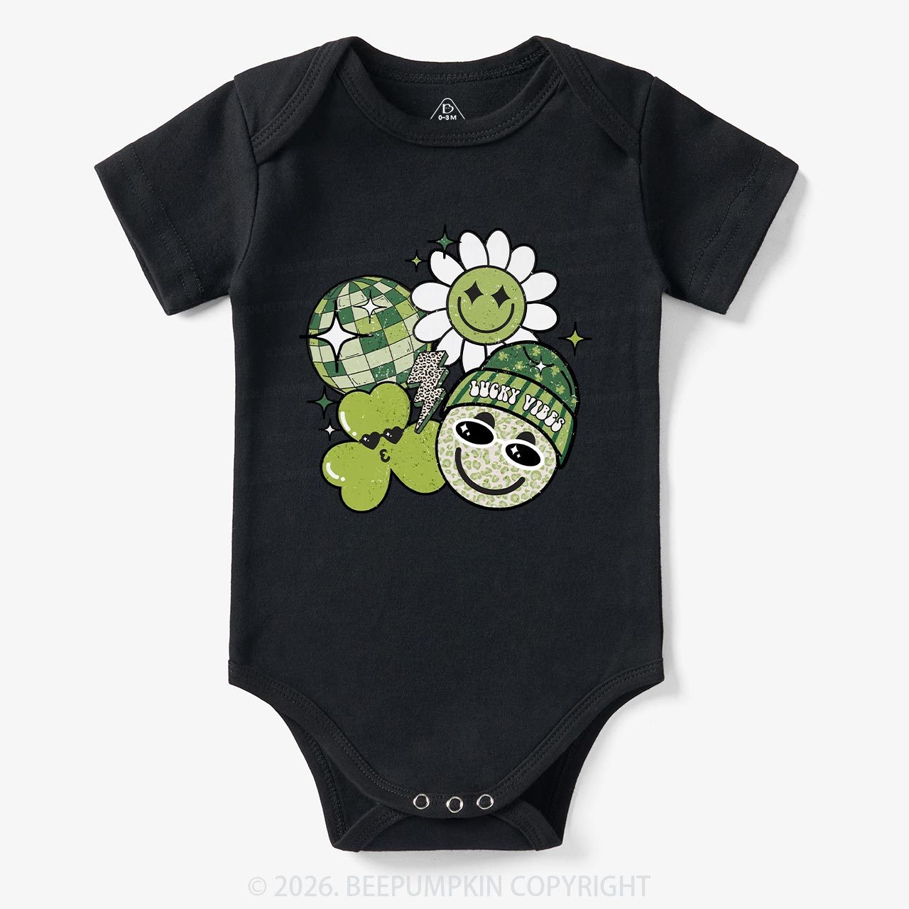 Disco Lucky Vibes Bodysuit For Baby