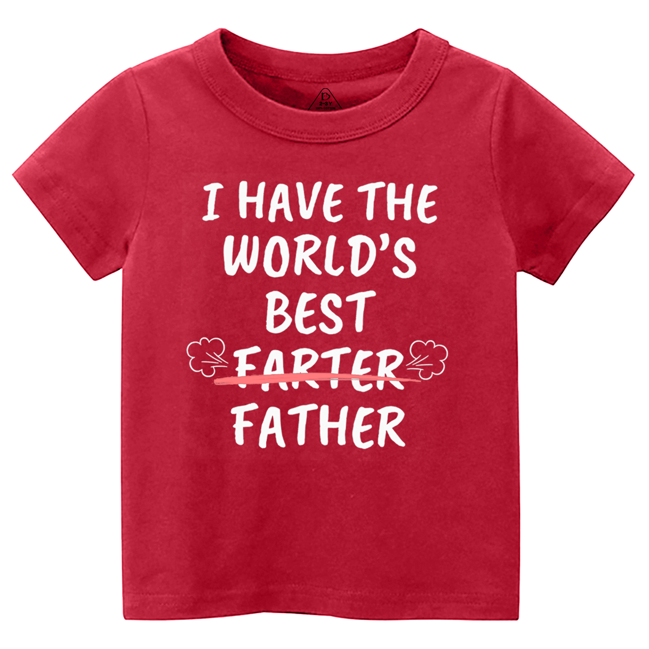 World's Best Farter Father Toddler&Kid's Tees Beepumpkin 7