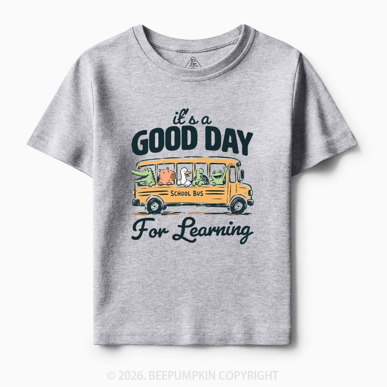 It's A Good Day For Learning Cute Animals Toddler&Kid's Tees