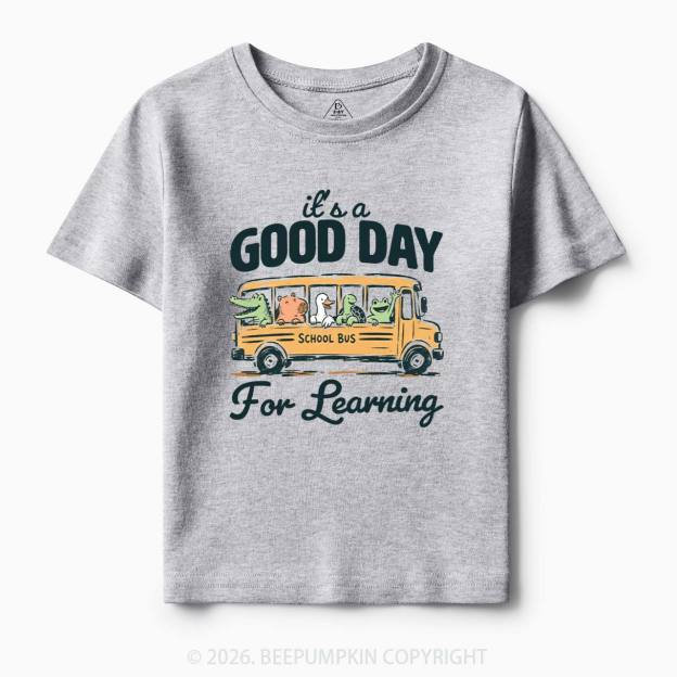 It's A Good Day For Learning Cute Animals Toddler&Kid's Tees