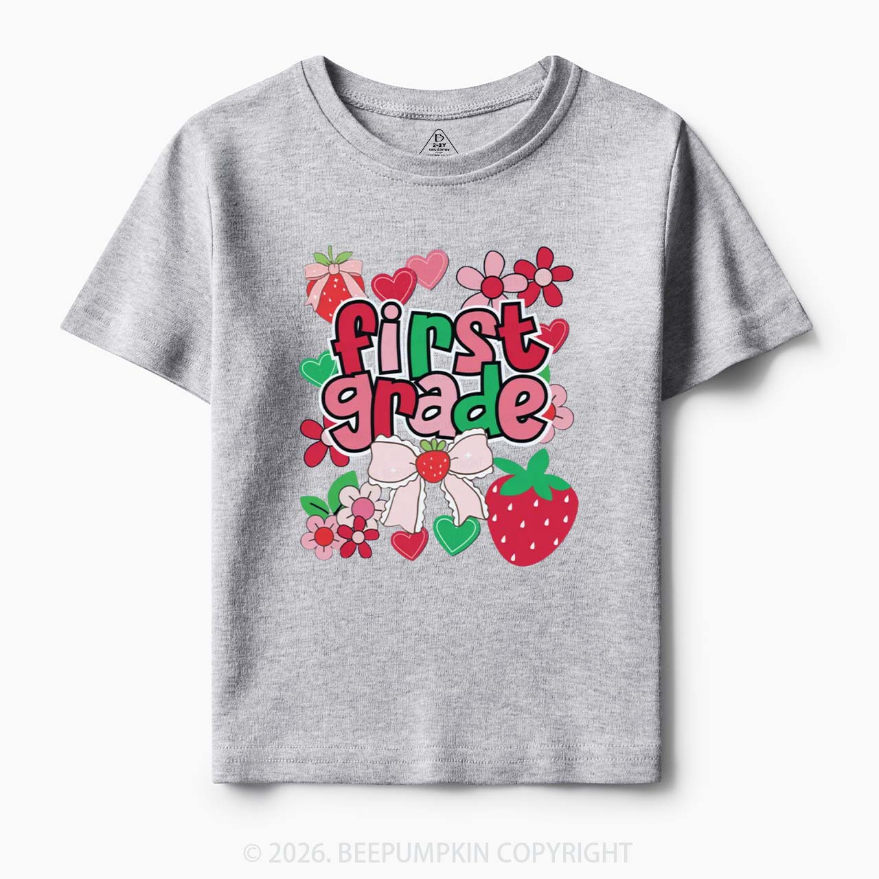 First Grade Strawberries Back to School Toddler&Kid's Tees