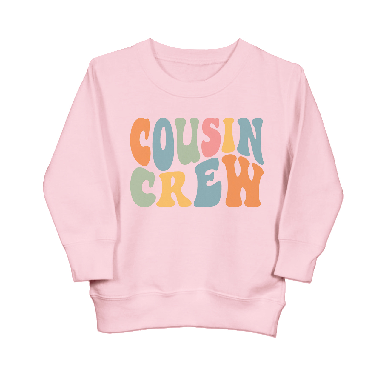 Retro Cousin Crew Sweatshirt For Kids