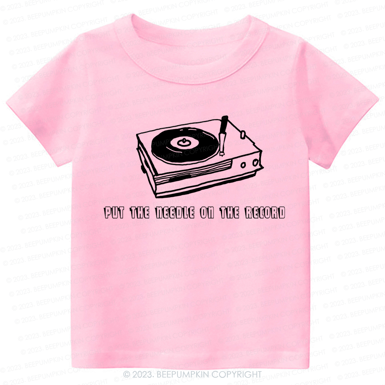 Put The Needle On The Record Kids Shirt
