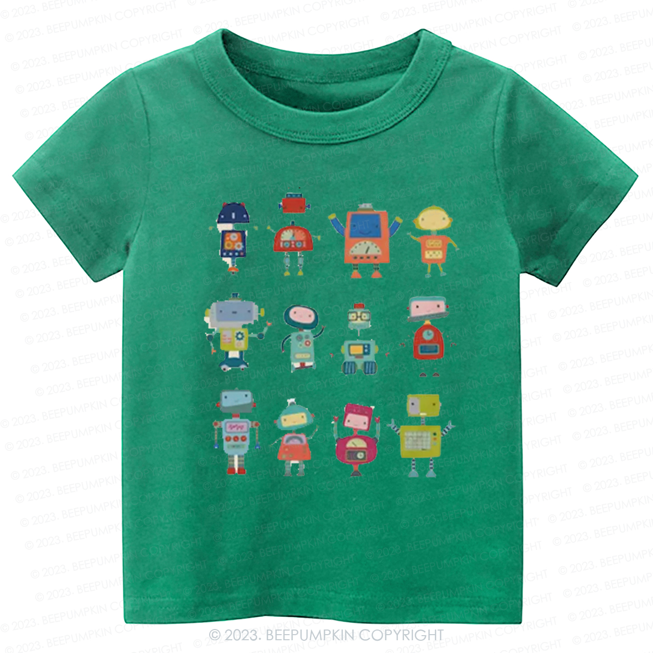  Fun Robot Crew Kids Shirt