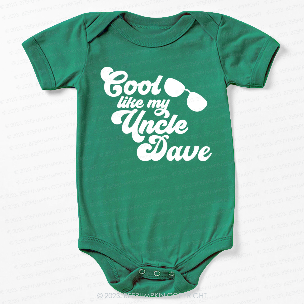 Personalized Cool Like My Uncle Bodysuit For Baby
