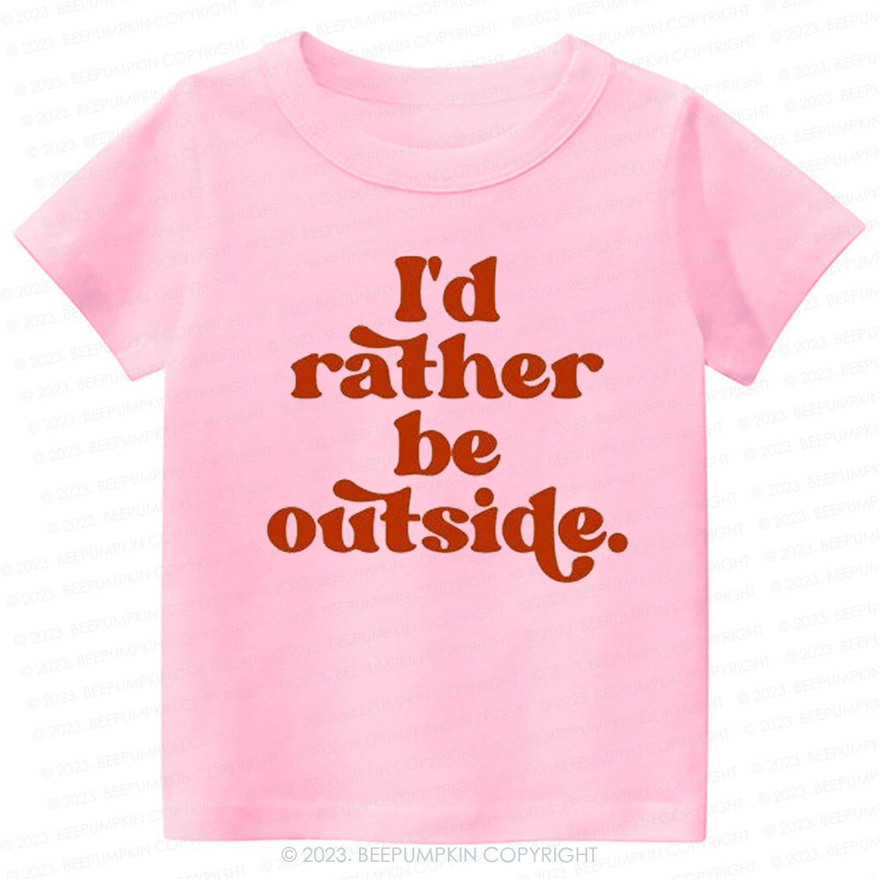 I'd Rather Be Outside-Toddler Tees