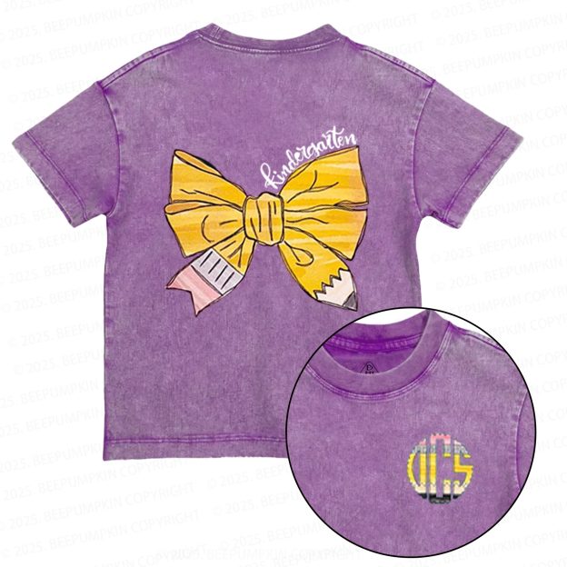 Personalization Girl's Coquette Toddler&Kids Washed Tees