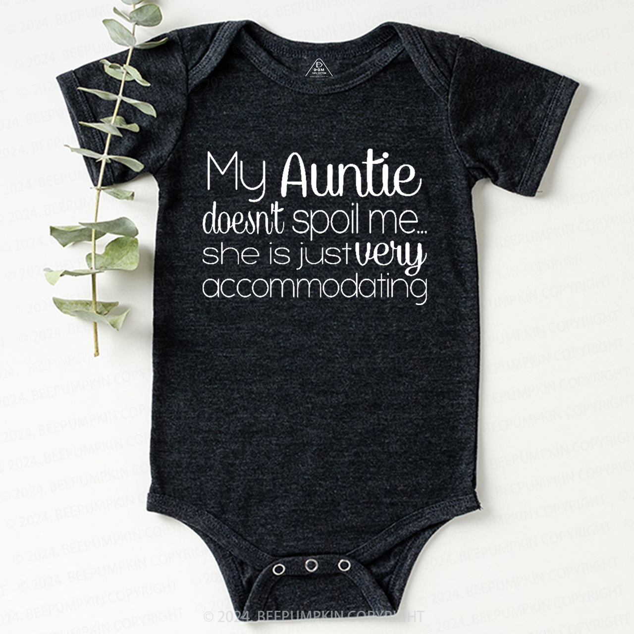 My Auntie Doesn't Spoil Me Baby Bodysuit 7