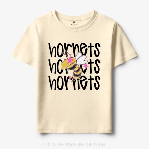 School Mascot Hornets Toddler&Kid's Tees Beepumpkin