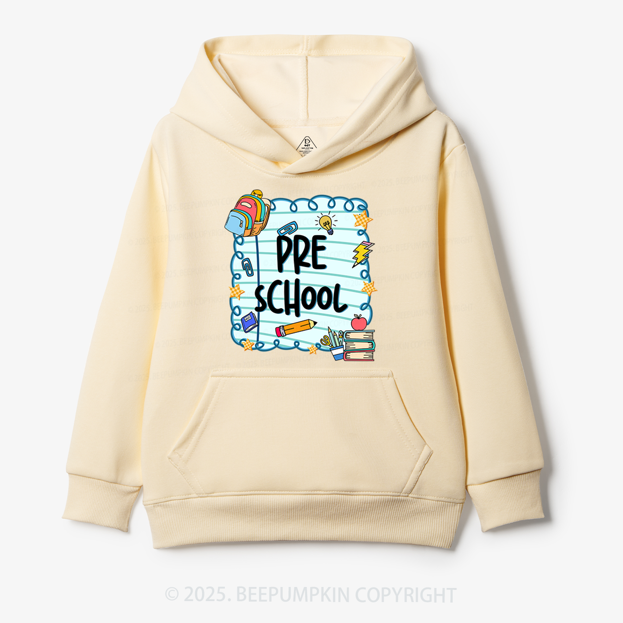 Personalized School Essentials Series Kid's Hoodies Beepumpkin