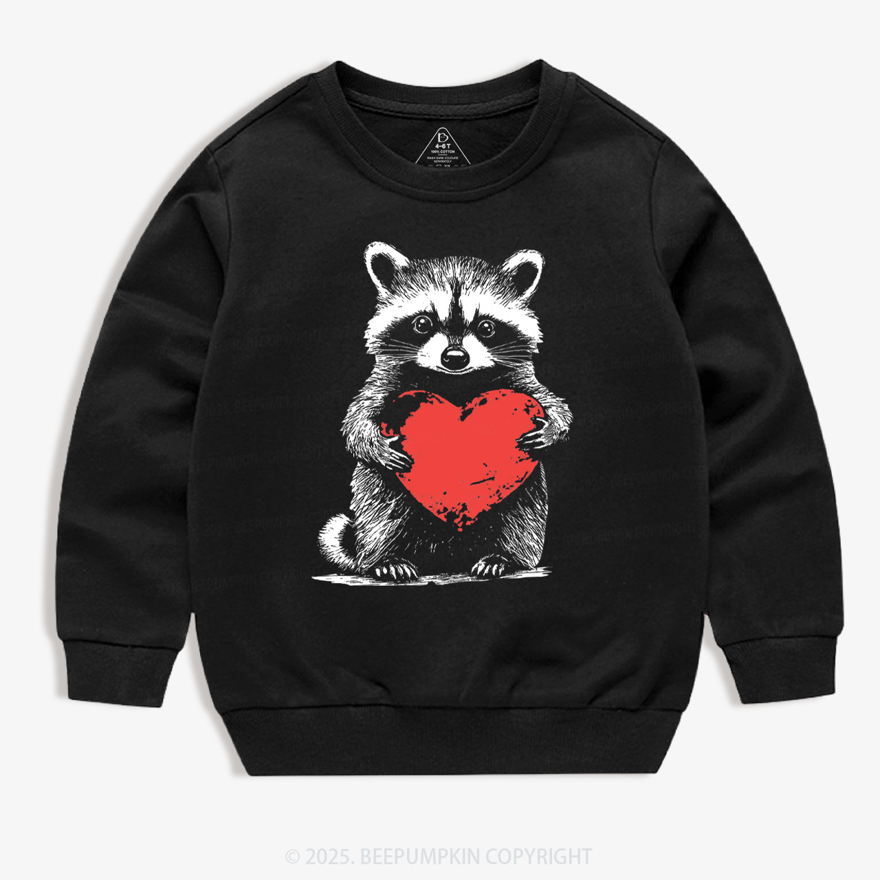 Sweet Thief Of Hearts Valentine's Day Kid's Sweatshirt