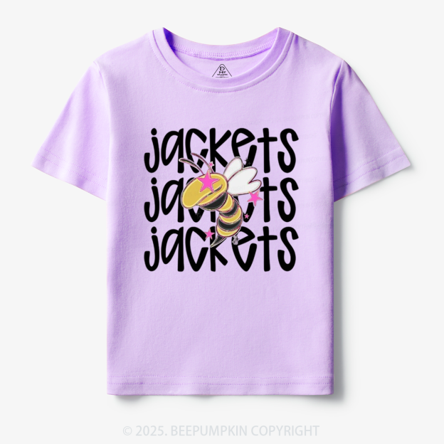 School Mascot Yellow Jackets Toddler&Kid's Tees Beepumpkin