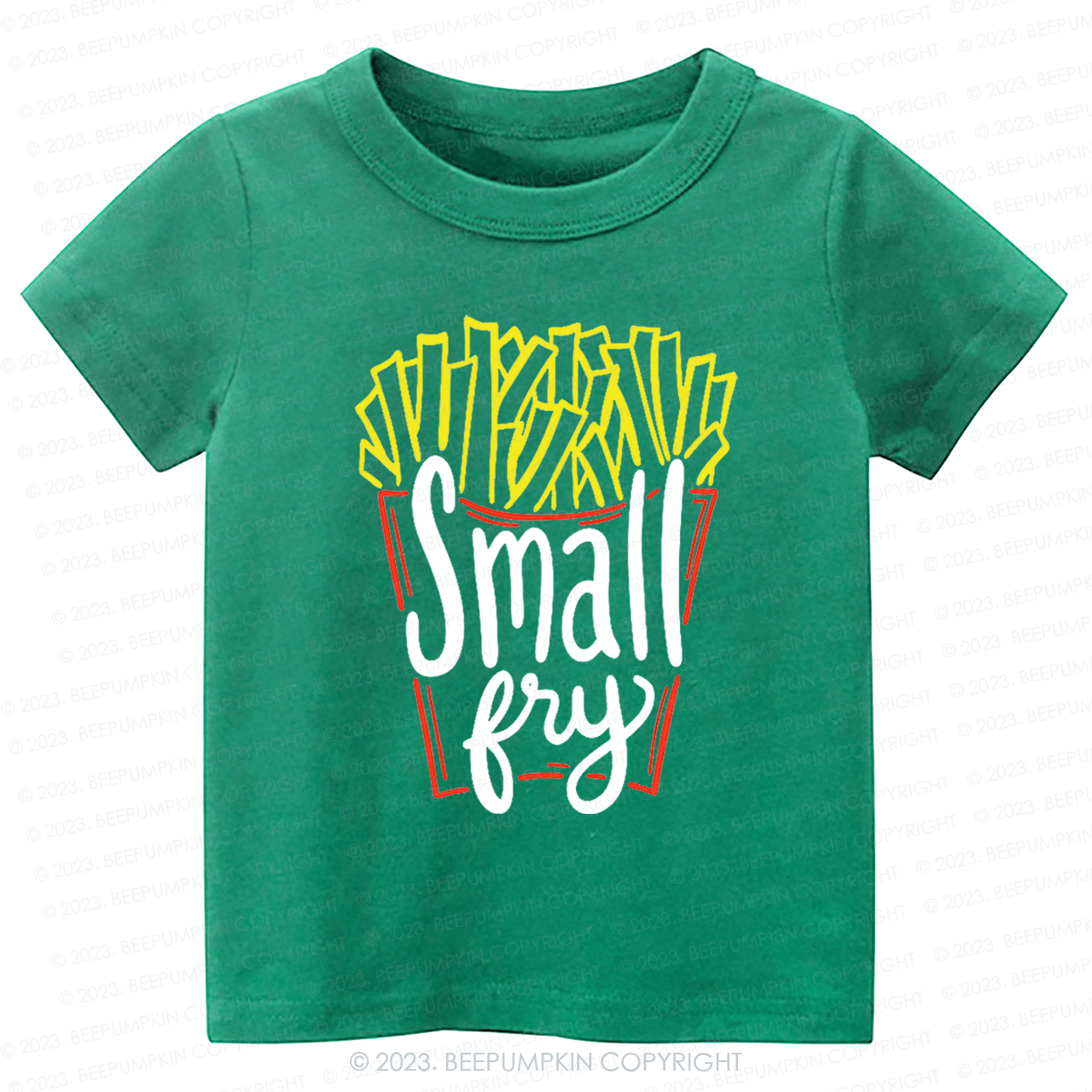 Cute "Small Fry" Fries Kids Shirt