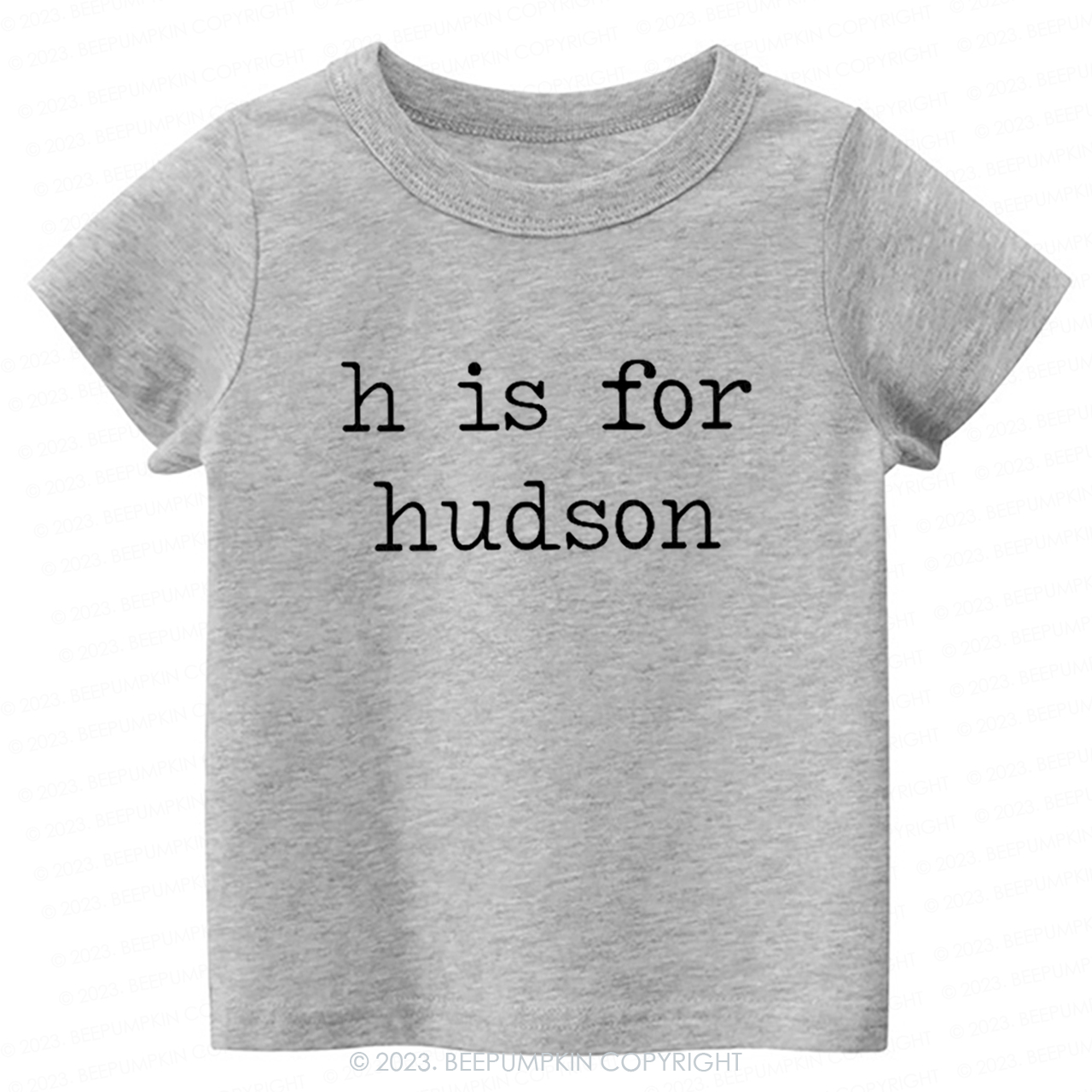 Personalized Vintage Letter Is For Name Toddler Shirt