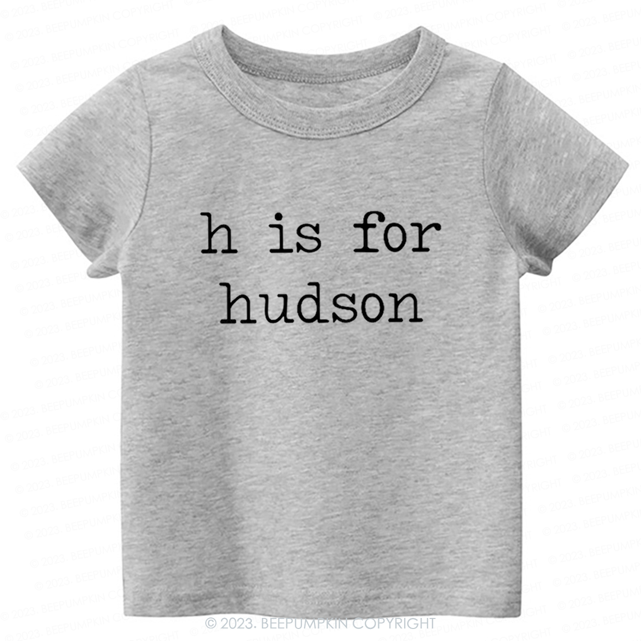 Personalized Vintage Letter Is For Name Toddler Shirt