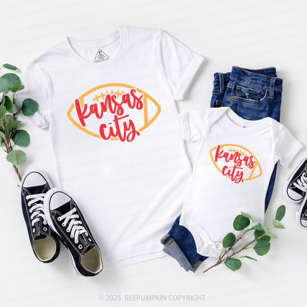 Football Team KC Family Matching Tees Beepumpkin