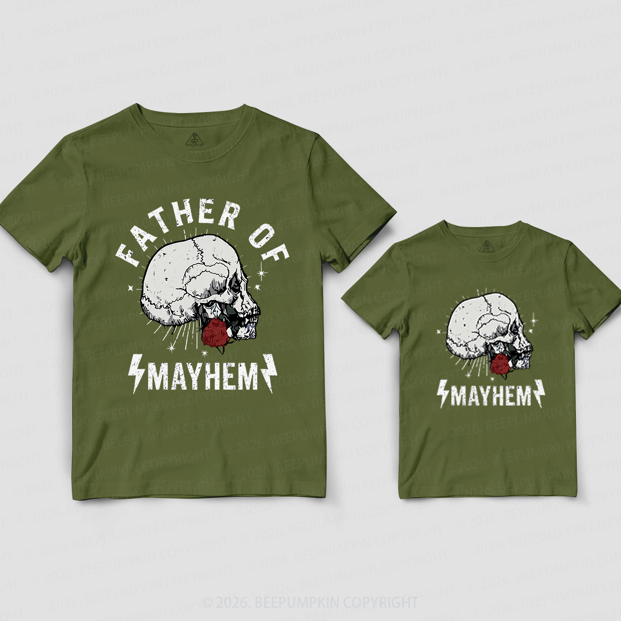 Mayhem Dad&Me Matching Shirts