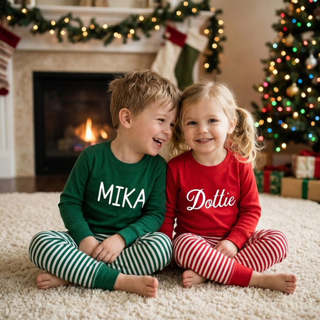 Kids Inspired loungewear Christmas Pajama