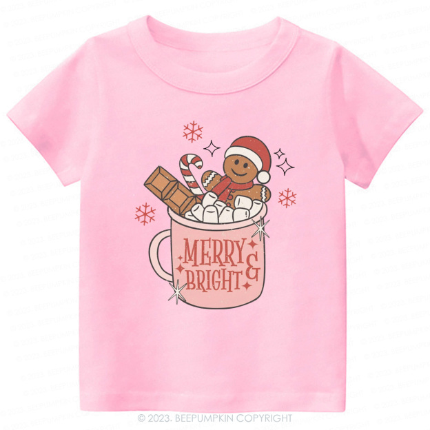 Hot Cocoa and Christmas Movies Tees For Kids Beepumpkin