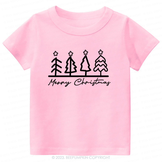 Natural Toddler Tee Christmas Tree Beepumpkin