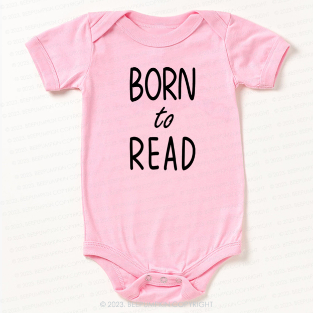 Born To Read Bookish Bodysuit For Baby
