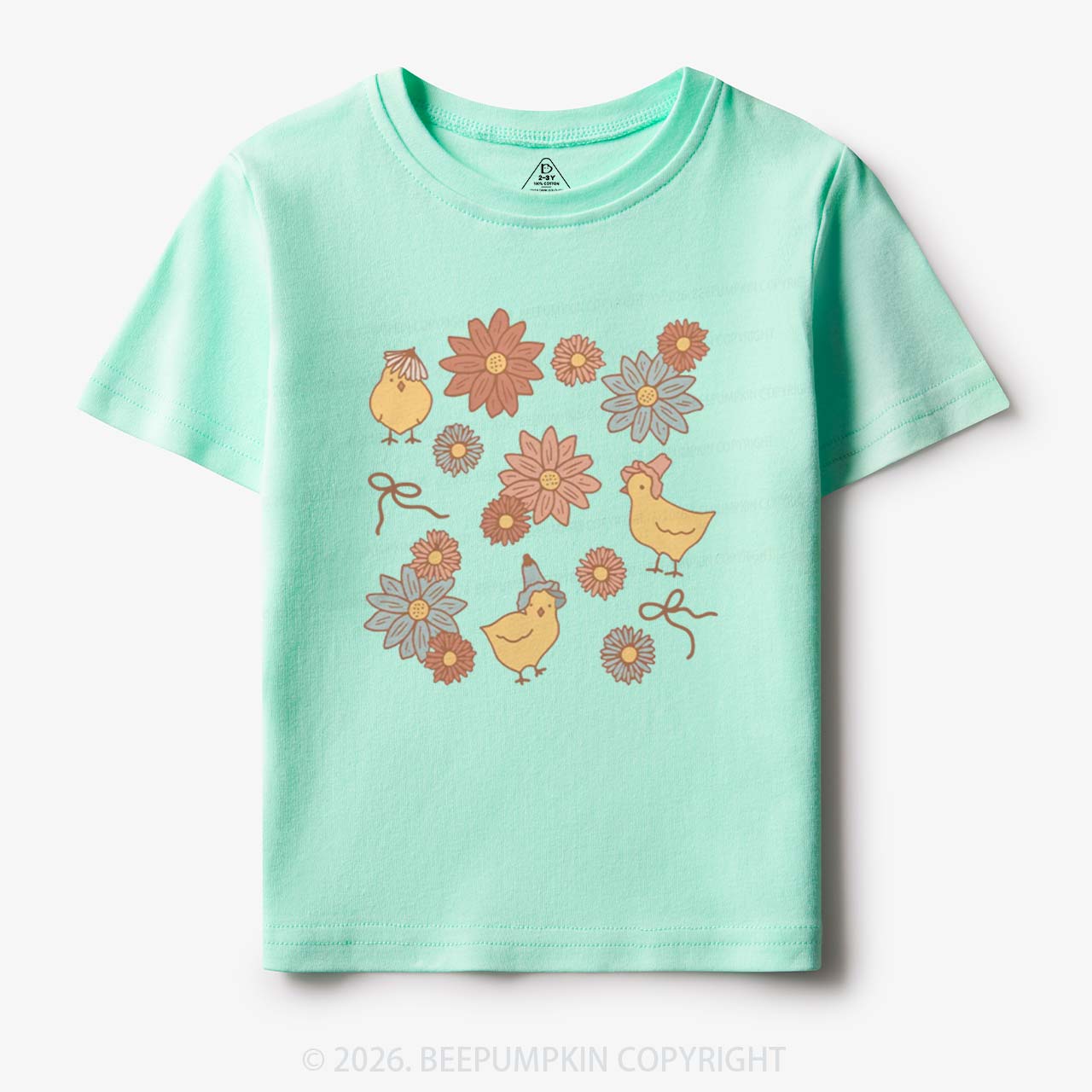 Farm Flower Chicks Toddler&Kid's Tees