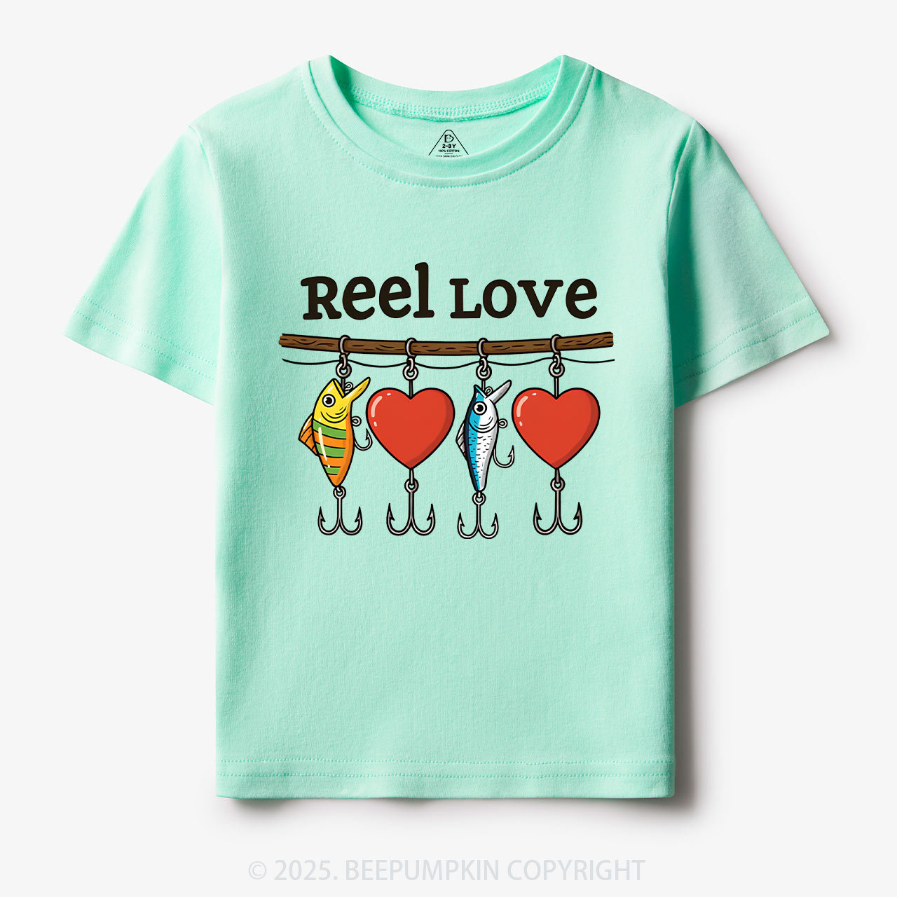 Reel Love Toddler&Kid's Tees Beepumpkin