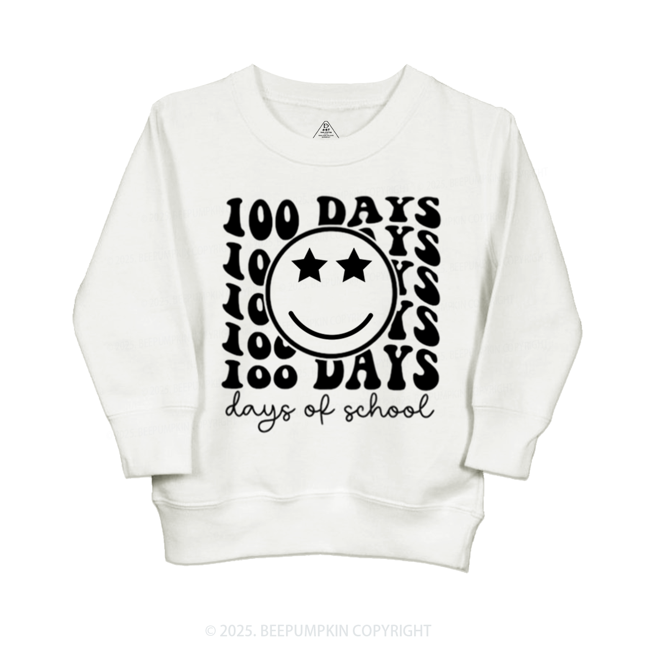 100 Days Of School Kid's Sweatshirt