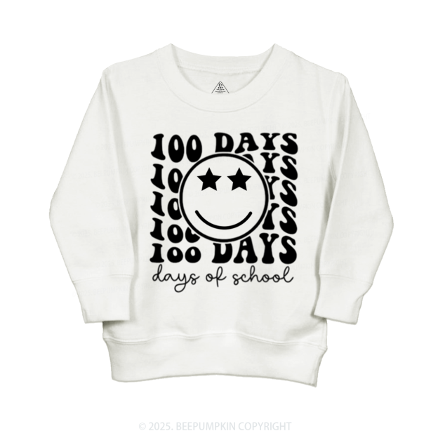 100 Days Of School Kid's Sweatshirt