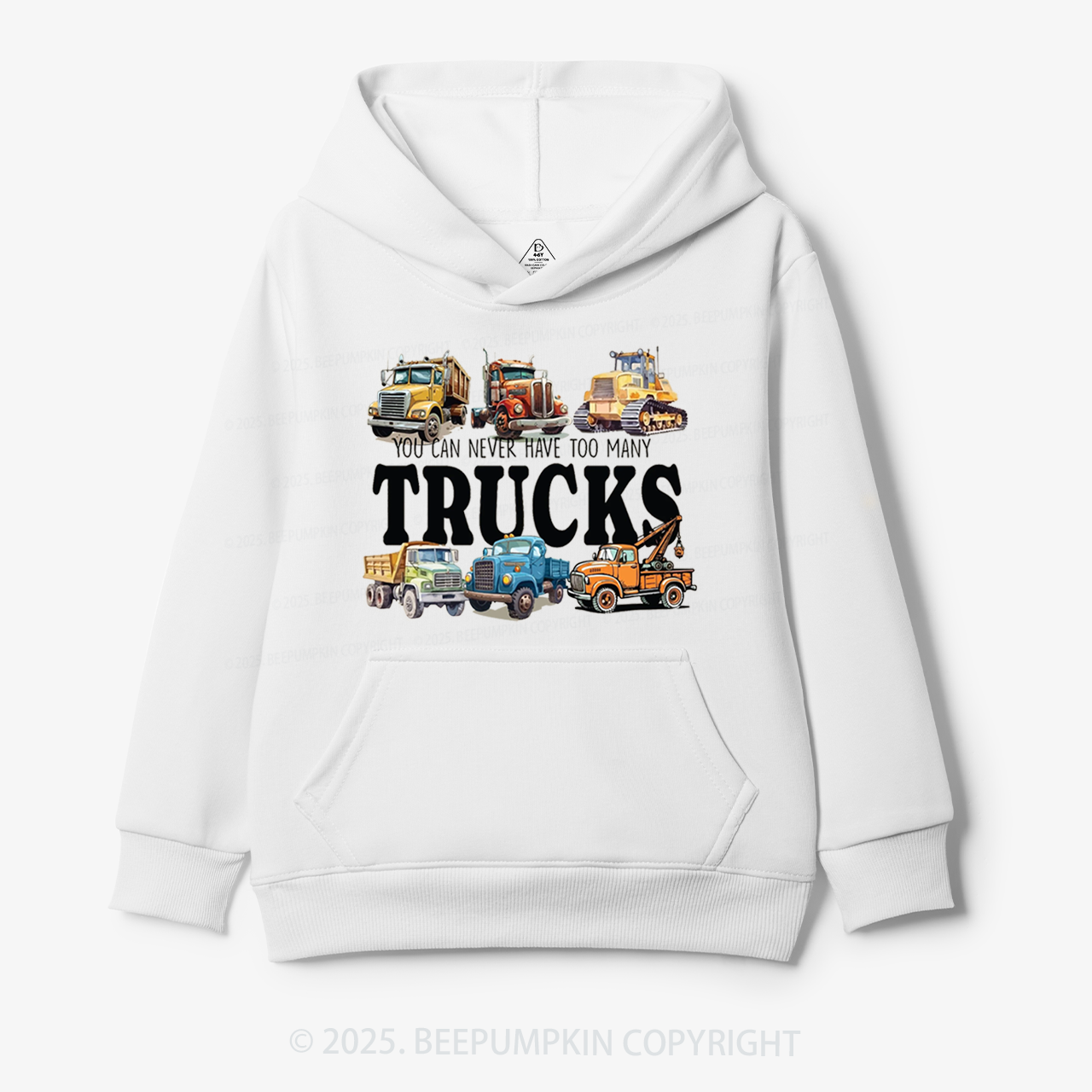 Trucks Kid's Hoodies Beepumpkin 7