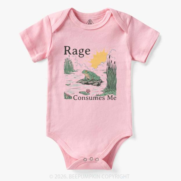 Rage Consumes Me Frog Bodysuit