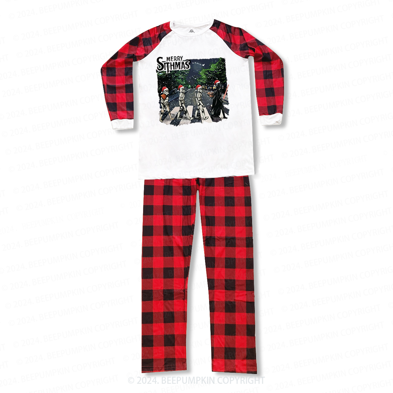 Interesting Street Scene Christmas Family Matching Pajamas