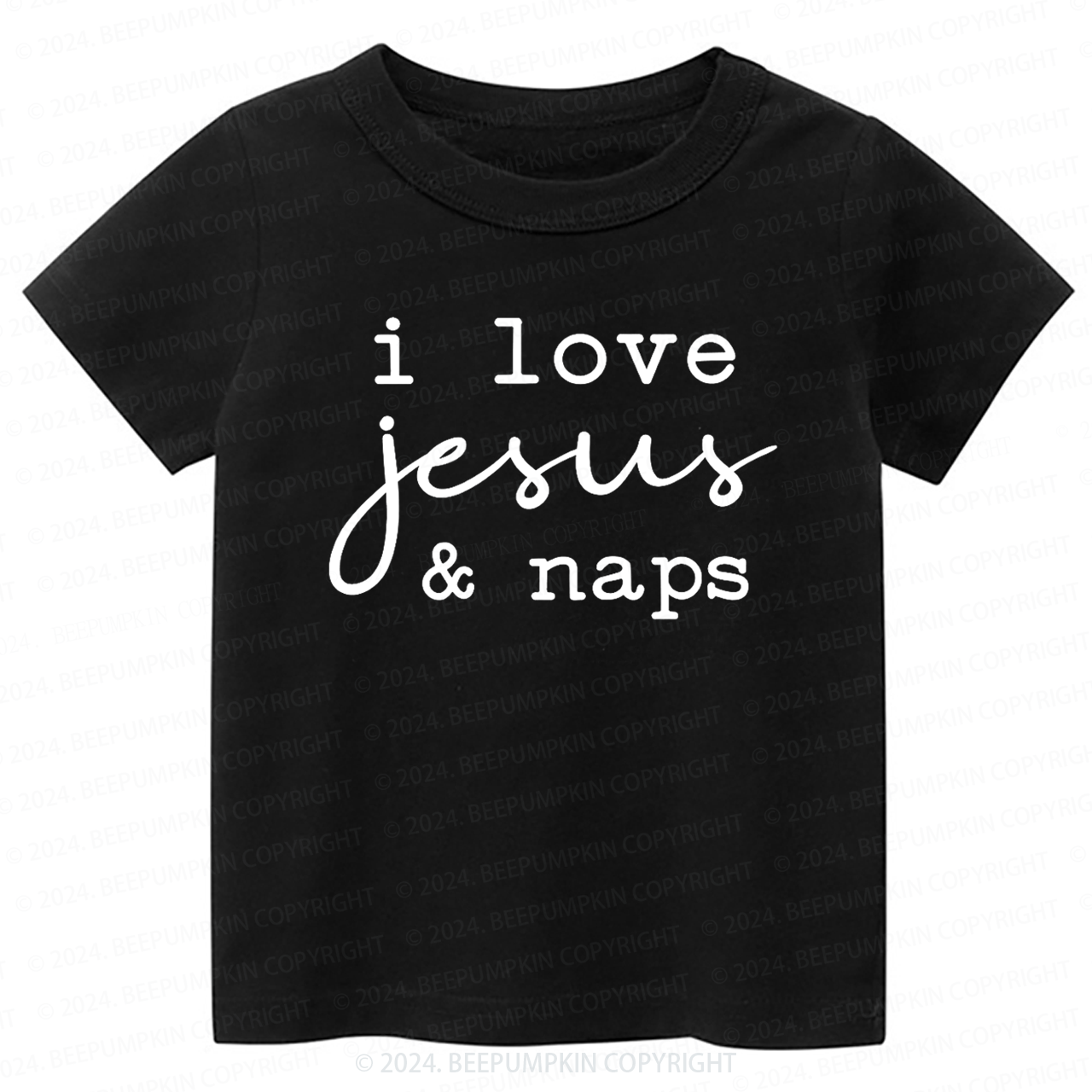 I Love Jesus And Naps Toddler&Kids Tees