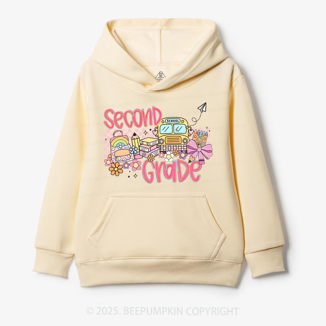 Personalized Happy School Journey Kid's Hoodies Beepumpkin