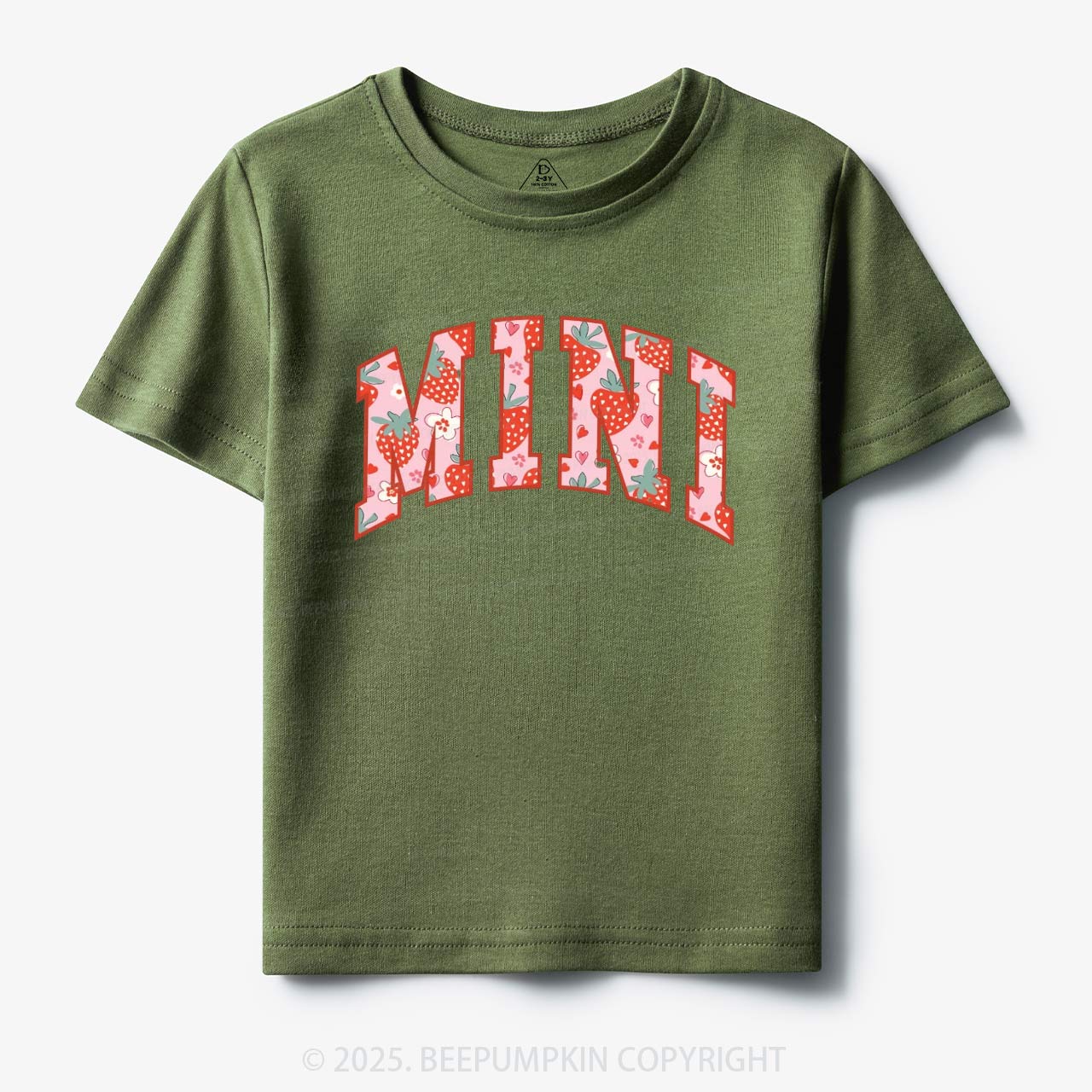 Happy Mini Strawberry Toddler&Kid's Tees Beepumpkin