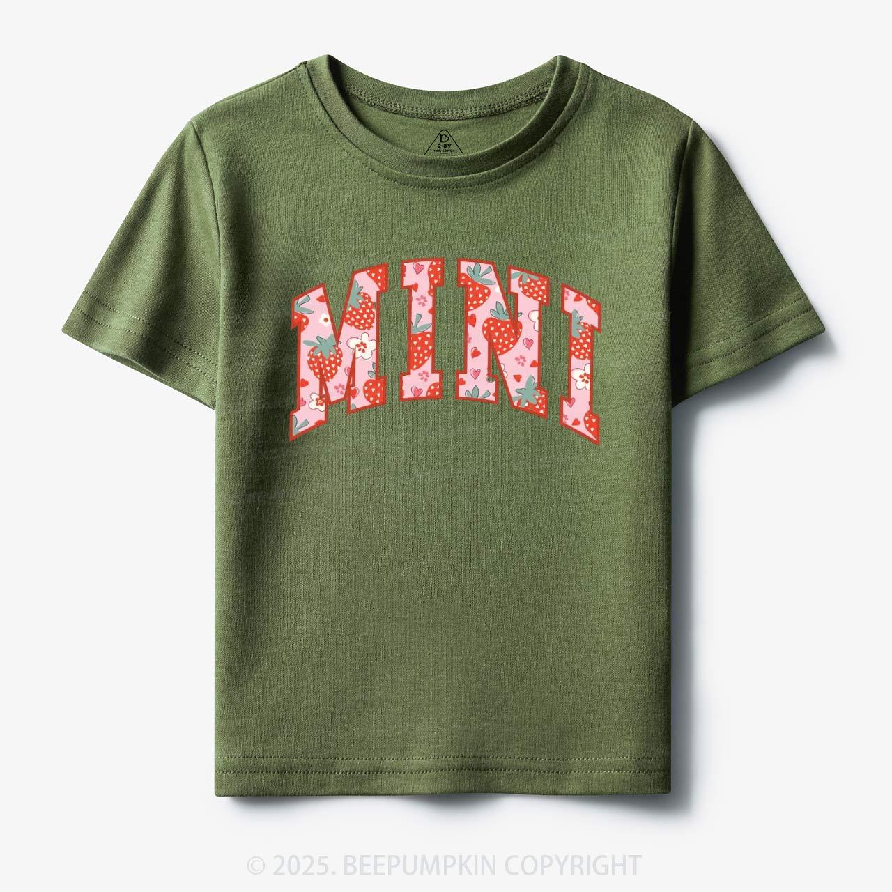 Happy Mini Strawberry Toddler&Kid's Tees Beepumpkin