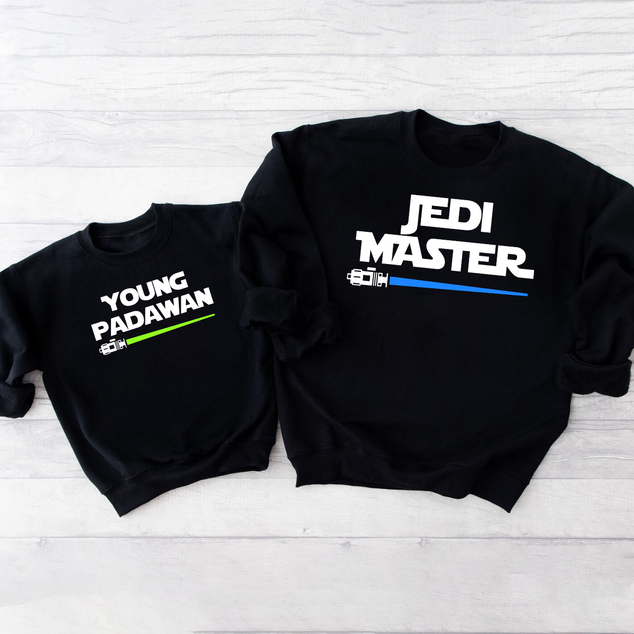 Matching Star Wars Swetshirt For Dad And Me