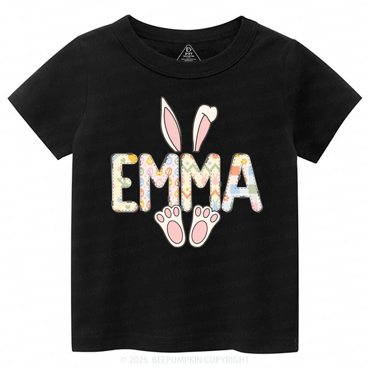 Personalized Easter Bunny Toddler&Kid's Tees Beepumpkin 2