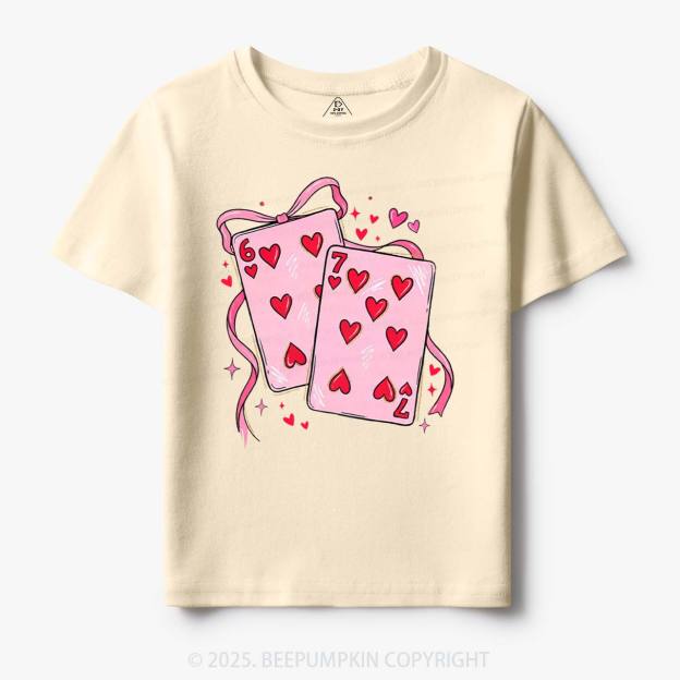Playing Cards Valentine's Day 67 Toddler&Kid's Tees Beepumpkin