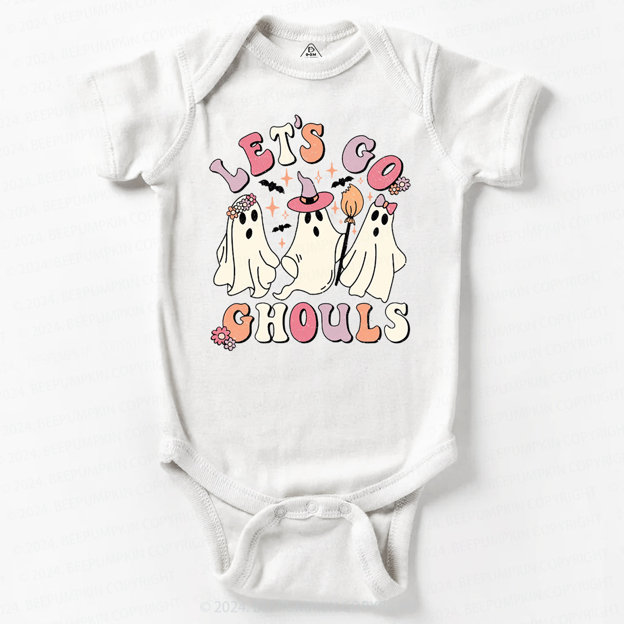 Let's Go Ghouls Halloween Baby Bodysuits 