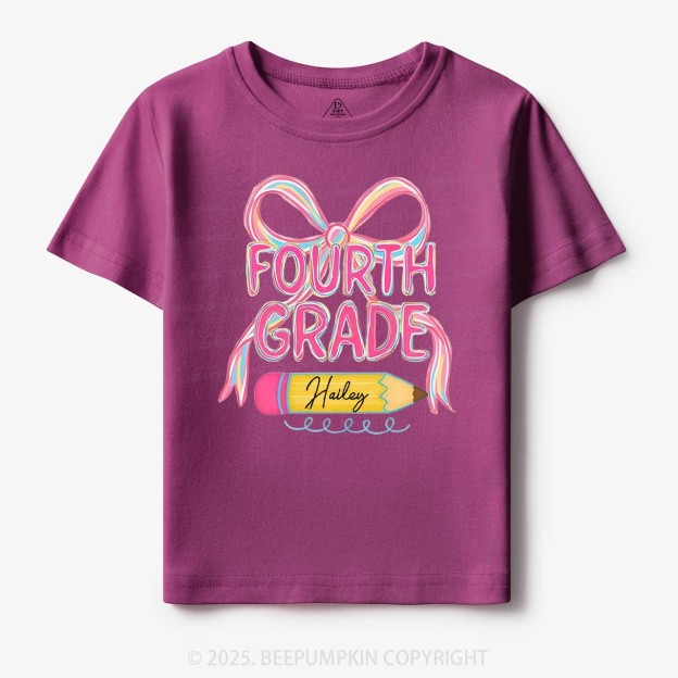 Personalized School Days Toddler&Kid's Tees Beepumpkin