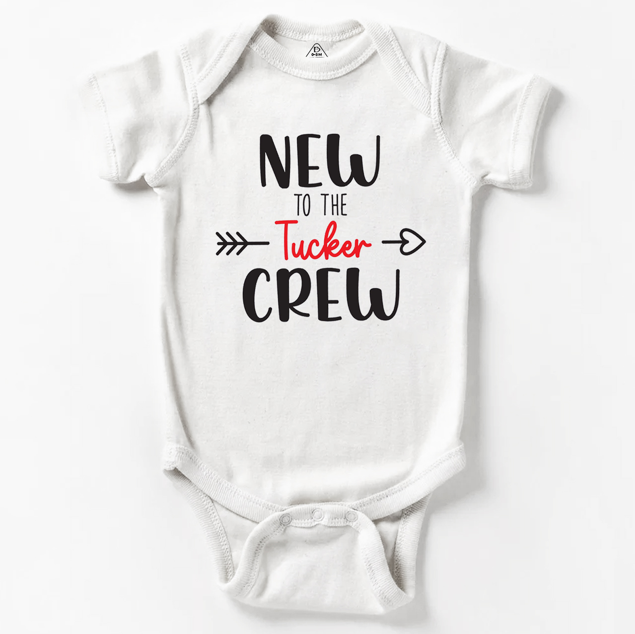 Personalized New To The Crew Bodysuit Beepumpkin