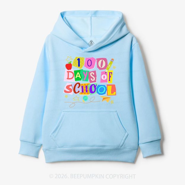 Crafty Classroom 100 Days Edition School Toddler&Kid's Hoodies