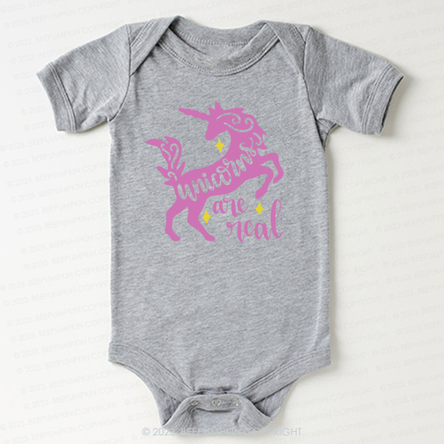 Unicorn Are Reals Bodysuit For Baby