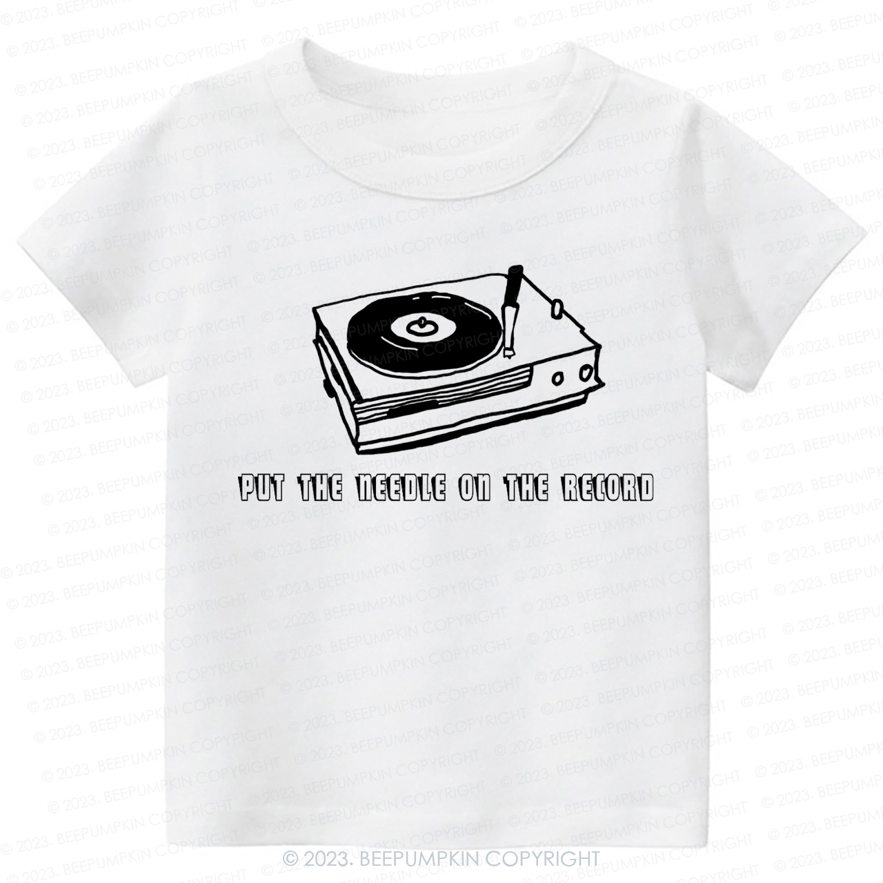 Put The Needle On The Record Kids Shirt