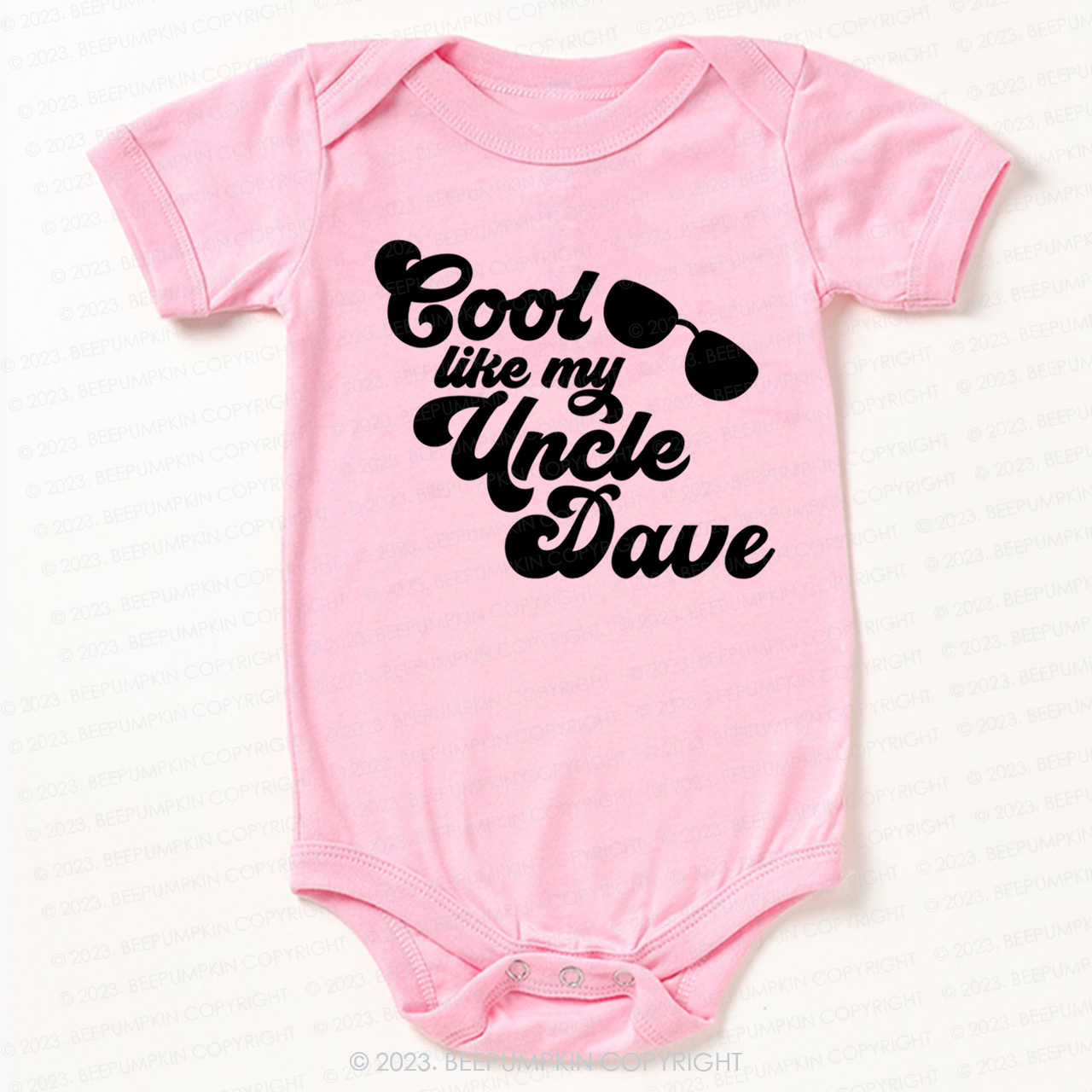 Personalized Cool Like My Uncle Bodysuit For Baby